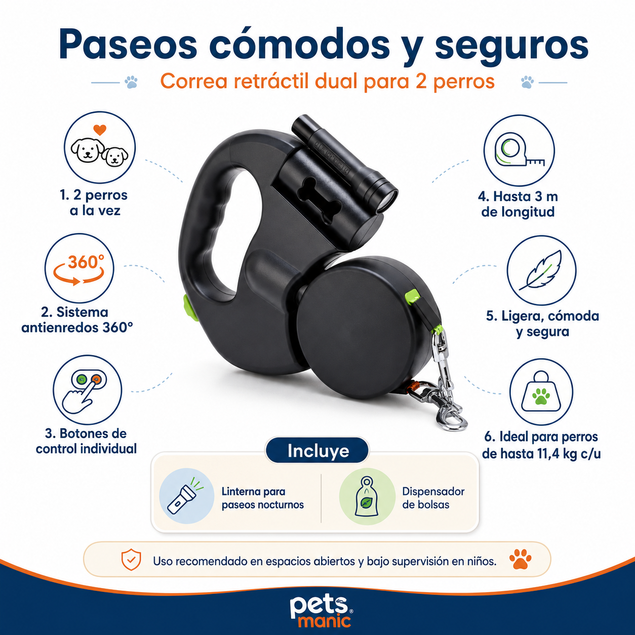PetsManic™ Sin Estrés y Sin Enrredos